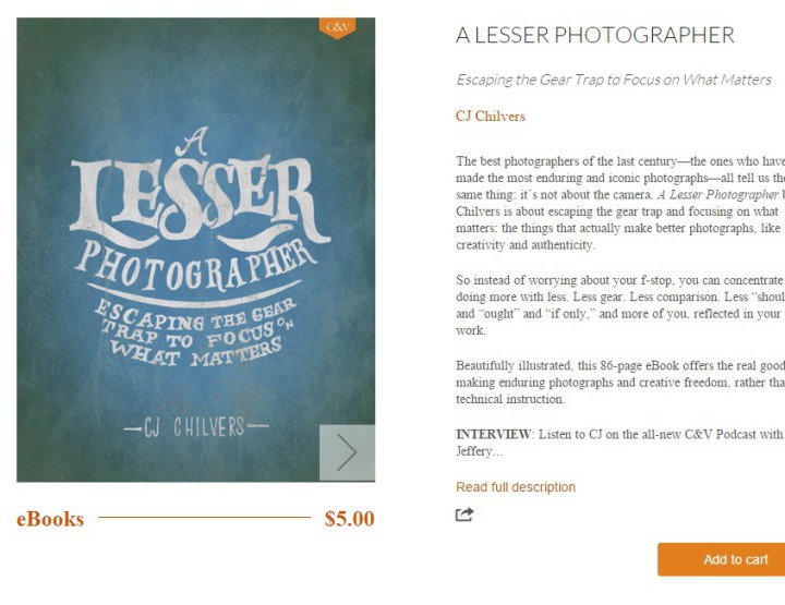 Book - A Lesser Photographer