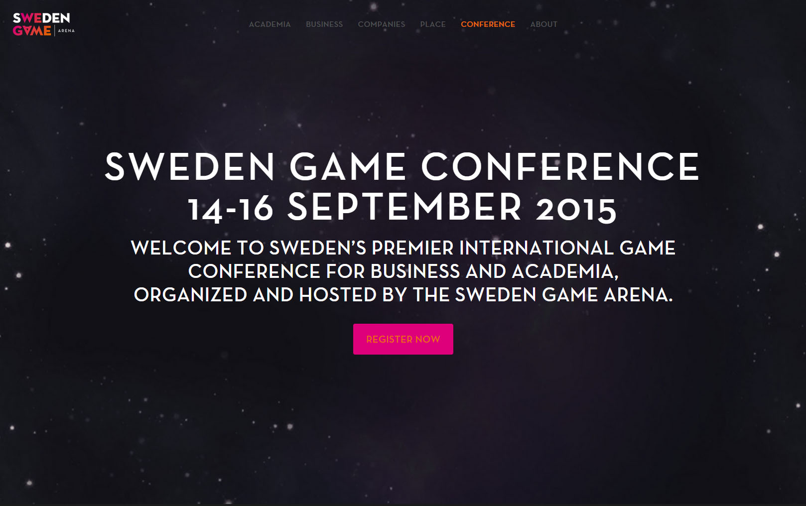 1 year at S.G. Arena and the Sweden Game Conference